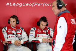 Oliver Jarvis, André Lotterer, Dr. Wolfgang Ullrich, Audi-Sport-Chef, Audi Sport Team Joest
