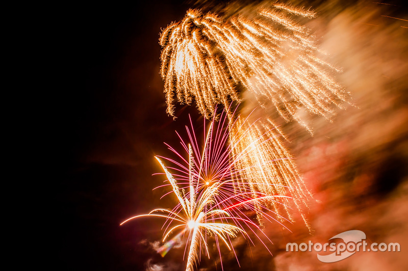 Het vuurwerk mocht uiteraard niet ontbreken
