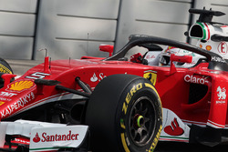 Sebastian Vettel, Ferrari SF16-H Halo kokpit ile