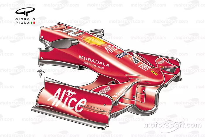 Ferrari F2008 (659) 2008 front wing and nose