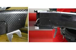 Example of an aggressive shaped jacking point