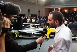 Cyril Abiteboul, Renault Sport F1 Managing Director with the media