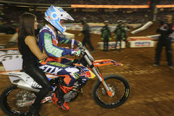 Danica Patrick and Ricky Stenhouse Jr.