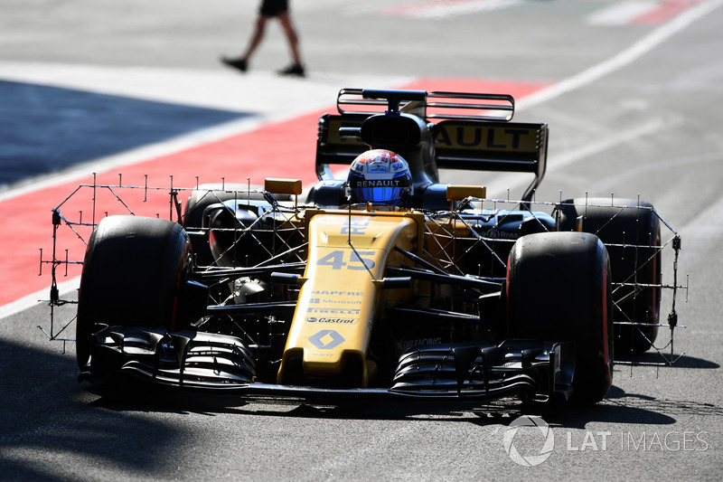 Nicholas Latifi, Renault Sport F1 Team RS17, aero sensors