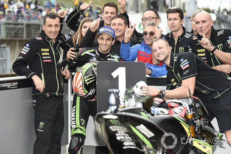 Pole sitter Johann Zarco, Monster Yamaha Tech 3