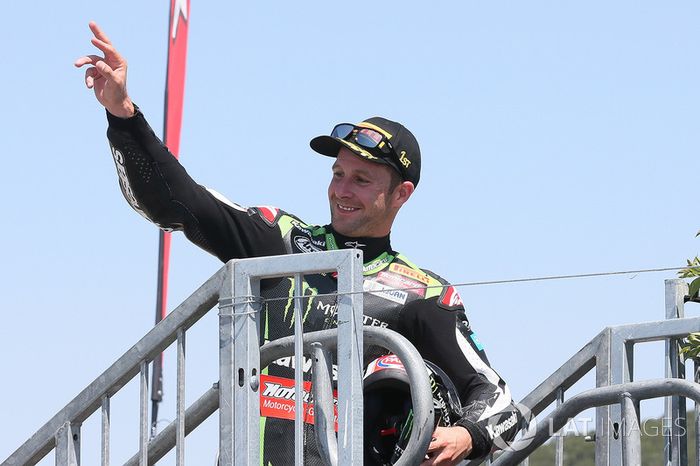 El ganador Jonathan Rea, Kawasaki Racing