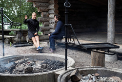 Valtteri Bottas trains for the inaugural Valtteri Bottas Duathlon