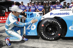 Polesitter Takuma Sato, Andretti Autosport Honda