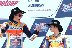 1. Marc Marquez, Repsol Honda Team; 3. Dani Pedrosa, Repsol Honda Team