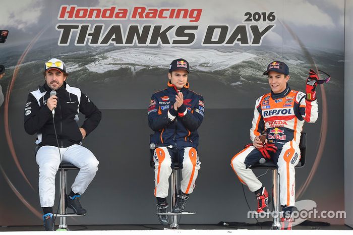 2016 Honda Racing Thanks Day Honda Talk Show con Fernando Alonso, Dani Pedrosa y Marc Márquez