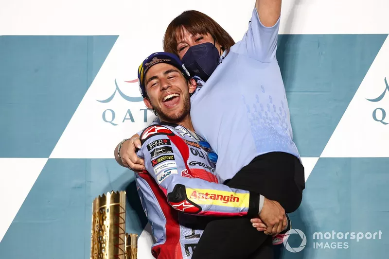 Il vincitore della gara Enea Bastianini, Gresini Racing