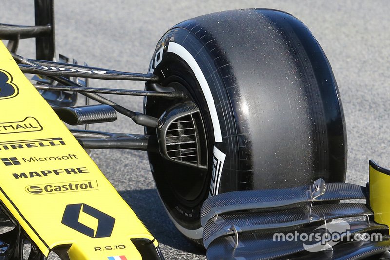 Detail suspensi Renault F1 Team R.S. 19