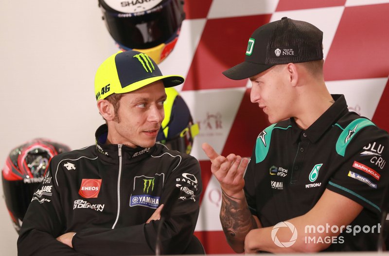 Валентино Россі, Yamaha Factory Racing, Фабіо Квартараро, Petronas Yamaha SRT