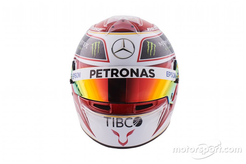 Casco de Lewis Hamilton, Mercedes, para 2019