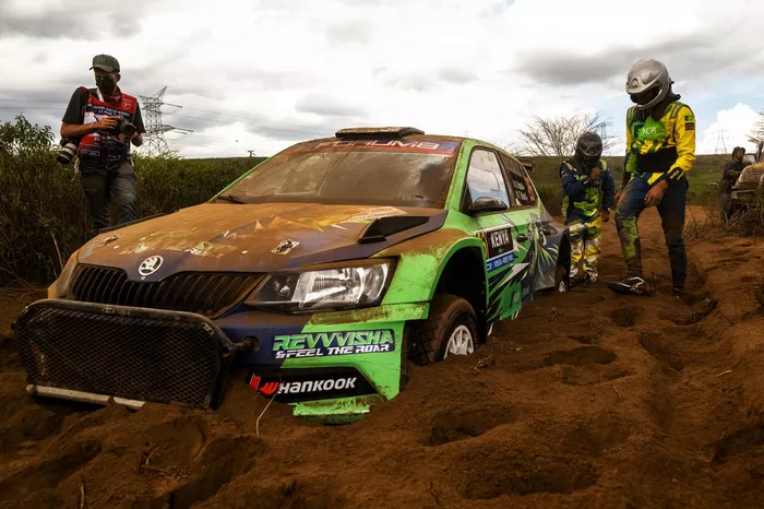 Karan Patel, Tauseef Khan, Skoda Fabia Evo Rally2
