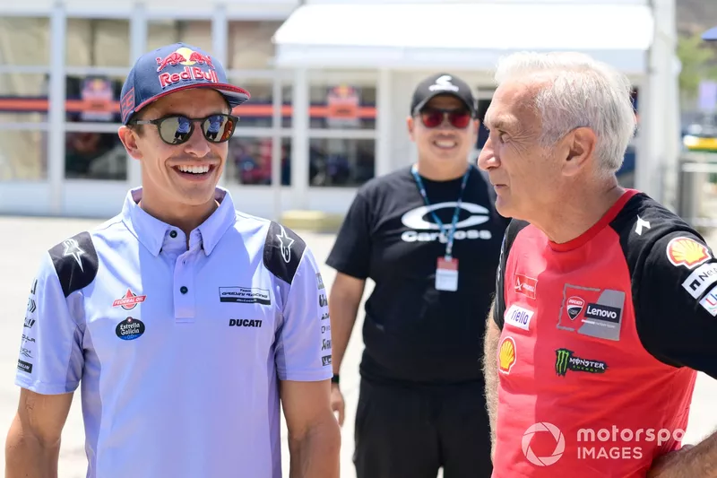 Marc Marquez, Gresini Racing, Davide Tardozzi, Team manager Ducati Team