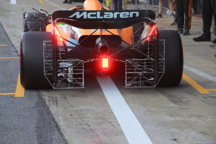 Detalle del difusor del McLaren MCL36