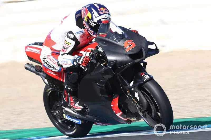 Johann Zarco avec le nouveau carénage de la Ducati