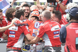 Il vincitore della gara Andrea Dovizioso, Ducati Team