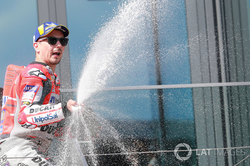 Переможець гонки Хорхе Лоренсо, Ducati Team