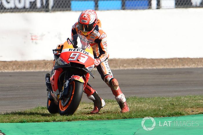 Marc Marquez, Repsol Honda Team crash