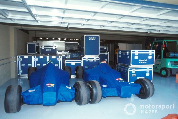 The Lola Mastercard Team withdrew their cars from the race