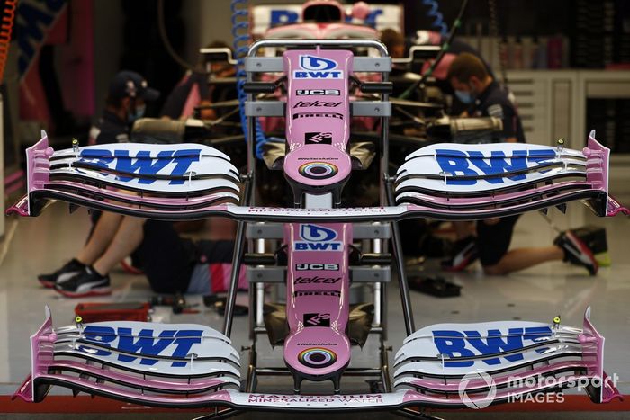 Alerón delantero del Racing Point RP20 