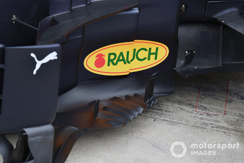Red Bull RB14: dettaglio del bargeboard