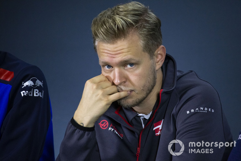 Kevin Magnussen, Haas F1 Team in the press conference