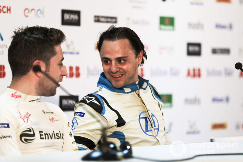 Robin Frijns, Envision Virgin Racing, Felipe Massa, Venturi Formula E, in the press conference