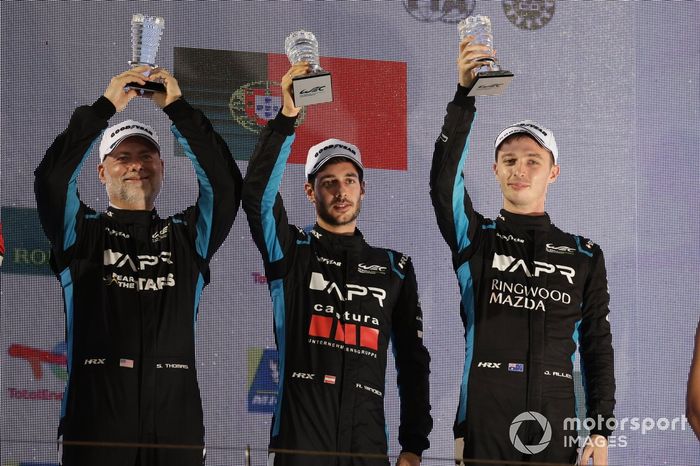 Podio P2 AM: #45 Algarve Pro Racing Oreca 07 - Gibson LMP2: Steven Thomas, James Allen, Rene Binder 