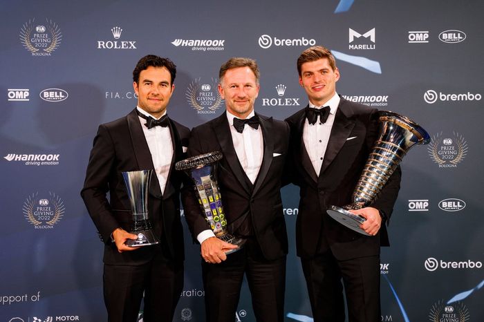 Max Verstappen, Campeón FIA F1, Sergio Pérez, Christian Horner