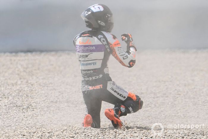 Caída de Aron Canet, Aspar Team