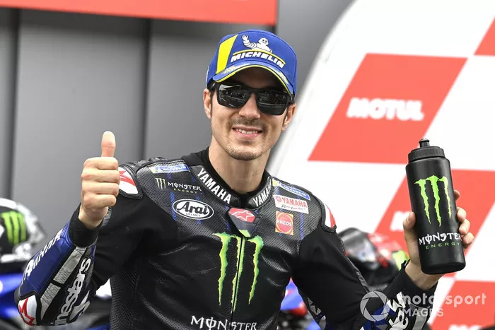 Ganador de la pole Maverick Viñales, Yamaha Factory Racing