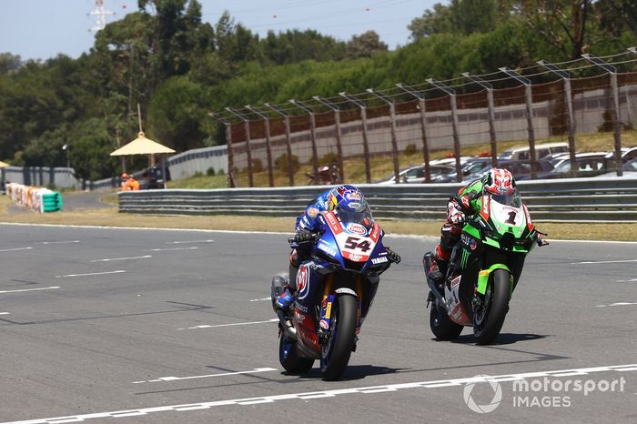 Toprak Razgatlioglu, PATA Yamaha WorldSBK Team, Jonathan Rea, Kawasaki Racing Team WorldSBK