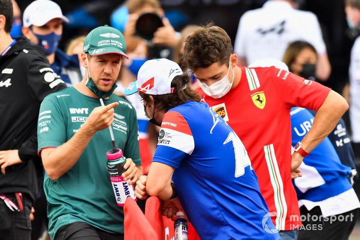 Sebastian Vettel, Aston Martin, Fernando Alonso, Alpine F1, Charles Leclerc, Ferrari