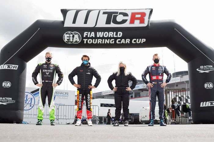 Bence Boldizs, Zengo Motorsport Drivers' Academy CUPRA Leon Competiciónm, Gilles Magnus, Comtoyou Team Audi Sport Audi RS 3 LMS, Jessica Bäckman, Target Competition Hyundai Elantra N TCR, Luca Engstler, Engstler Hyundai N Liqui Moly Racing Team Hyundai Elantra N TCR