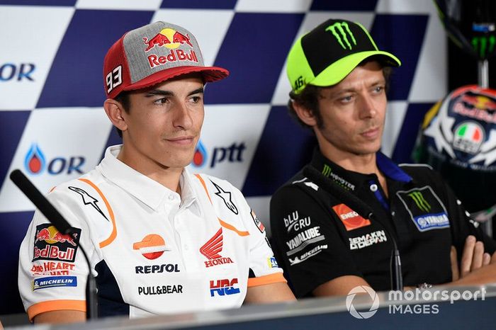 Total: Marc Márquez 8 - 3 Valentino Rossi