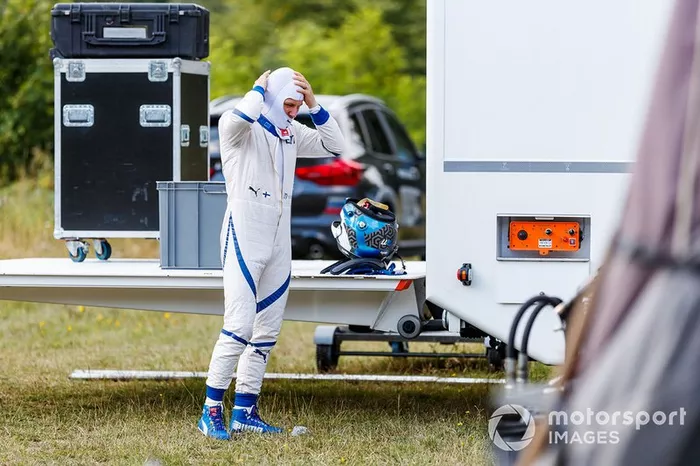 Valtteri Bottas prova la Ford Fiesta WRC del team M-Sport