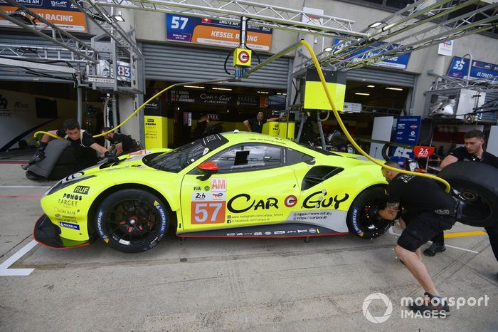  #57 Kessel Racing Ferrari 488 GTE EVO LMGTE Am of Takeshi Kimura, Frederik Schandorff, Mikkel Jensen