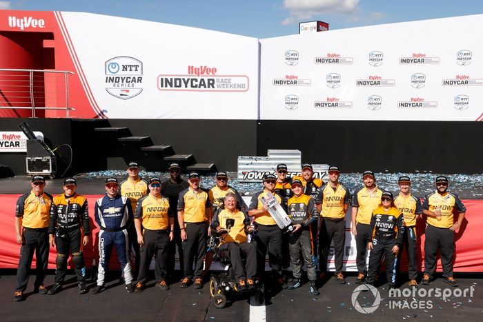 Sam Schmidt, Patricio O'Ward, Arrow McLaren SP Chevrolet