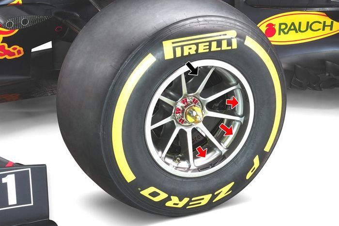 Detalle del Red Bull Racing RB16