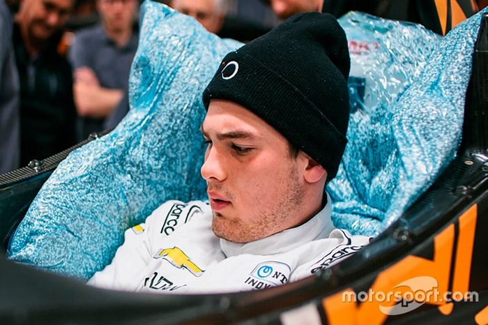 Patricio O'ward, Arrow McLaren SP ajuste de asiento