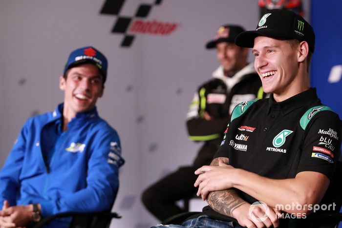 Joan Mir, Team Suzuki MotoGP, Fabio Quartararo, Petronas Yamaha SRT