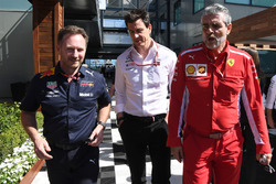 Christian Horner, Red Bull Racing Team Principal, Toto Wolff, Mercedes AMG F1 Director of Motorsport