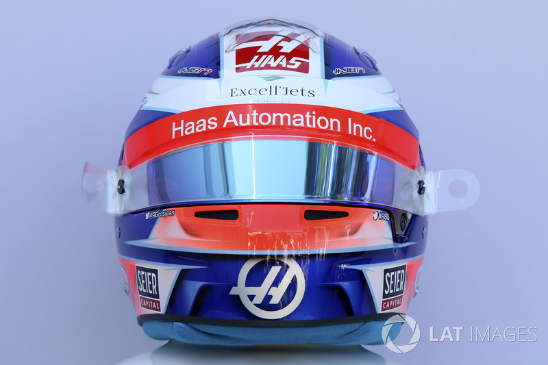Casco de Romain Grosjean, Haas F1