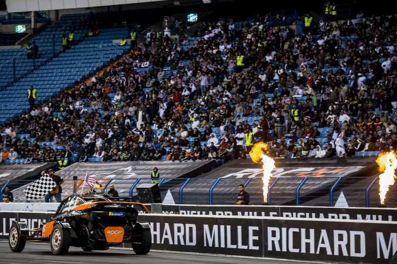 Josef Newgarden of Team USA driving the ROC Car