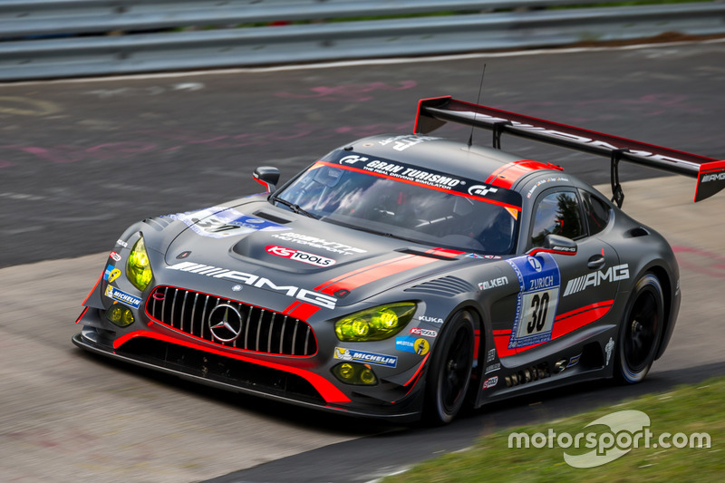 #30 AMG-Team HTP Motorsport, Mercedes-AMG GT3: Dominik Baumann, Stefan Mücke, Maximilian Buhk, Thomas Jäger