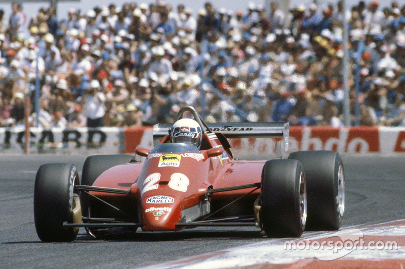 Didier Pironi (Ferrari 126C2) en 1982