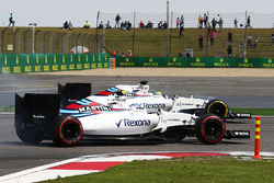 Valtteri Bottas, Williams FW38, und Felipe Massa, Williams FW38